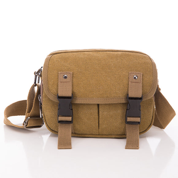 Vintage Canvas Casual Shoulder Bag Crossbody Bag For Men