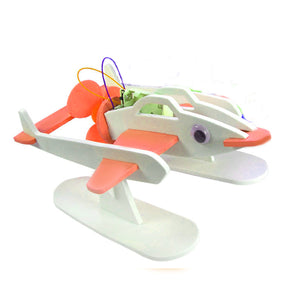 DIY Technology Invention Electric Flying Fish Robot Assembly Model Kit