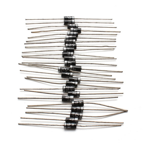 500pcs 8 Types IN4148 IN4007 IN5819 IN5399 FR107 Commonly Used Diode Electronic Component Pack