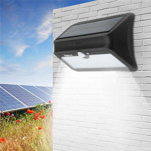 ARILUX AL-SL 13 46 LED Solar Powered PIR Motion Sensor Wall Light Waterproof Security Outdoor Lamp