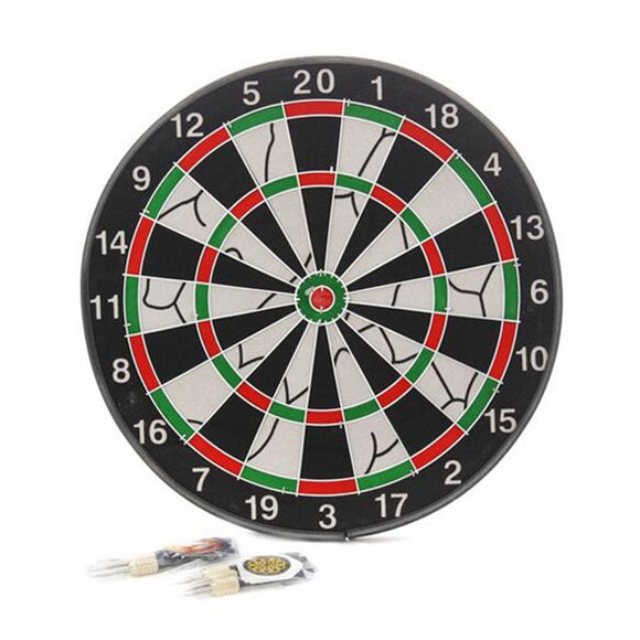 JOEREX 2 in 1 12 Inch Dart Board Kids Fitness Funny Game Double Sided Dart Plate Set