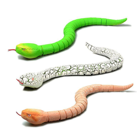 Creative Simulation Electronic Remote Control Realistic  RC Snake Toy Prank Gift Model Halloween