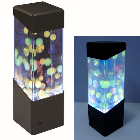 Jelly Ball Water Aquarium Tank LED Lights Lamp Relaxing Bedside Mood Light Decorative Lights