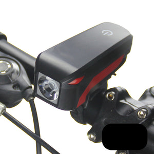 XANES XL04 T6 Bicycle Headlight Electronic Bell Siren Alert Trumpet USB Charge 140DB