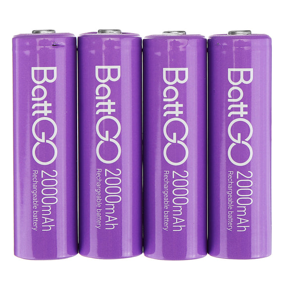 4Pcs ISDT 1.5V 2000mAh Rechargeable AA Ni-MH Battery for ISDT C4 N8 Charger