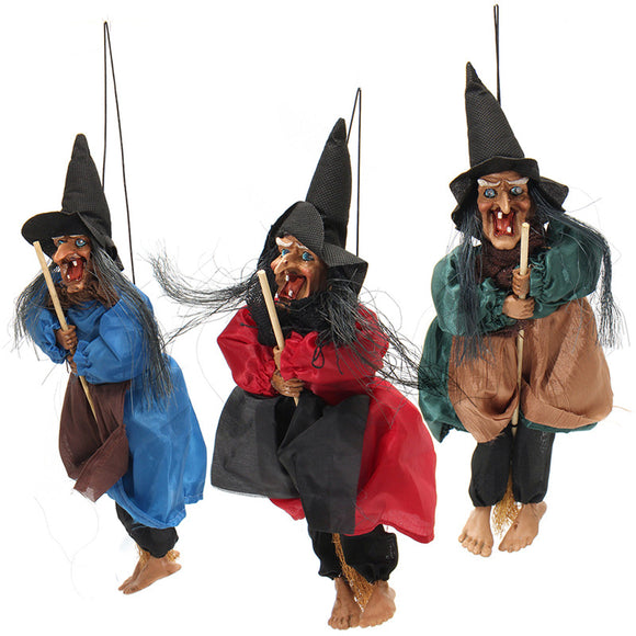 Halloween Decorations Witch Props Eyes Bright Laughing Sound Control Toys