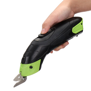 3.6V Cordless Electric Scissor Potable Auto Cutter W/ 2 Lithium Battery