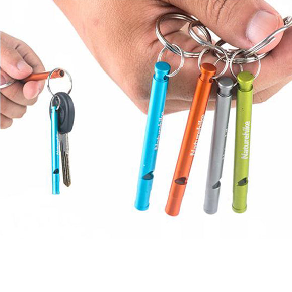 Naturehike Camping Emergency Whistle Outdoor Survival Aluminum Whistle Travel EDC Tool