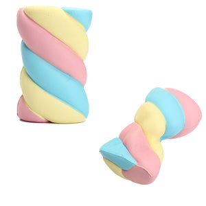 Jumbo Kawaii Marshmallow Scented Slow Rising Bread Cake Rainbow Squeeze Kids Toy