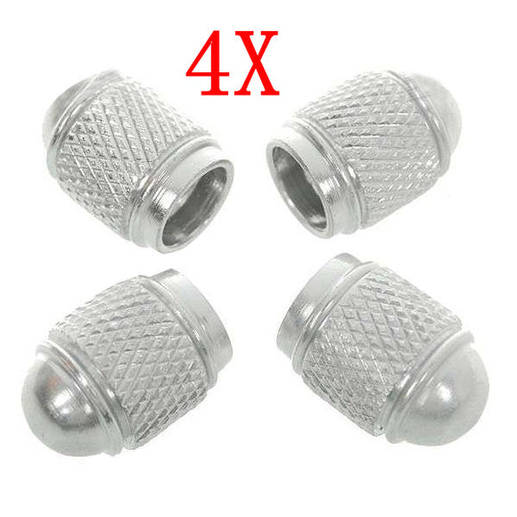 4x Shiny Color Motorcycle Car Aluminum Tire Air Valve Caps