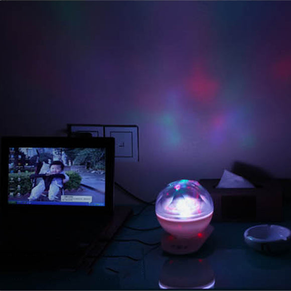 Color Diamond Polar Light Projector Multicolored Light with Sound Romantic Lamp Projector