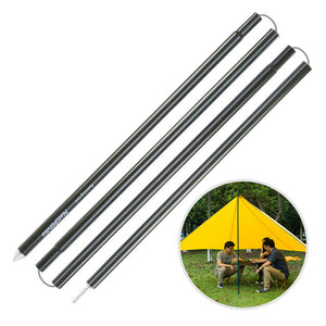 Naturehike Aluminium Foldable Tent Support Rod Outdoor Awning Hiking Camping Sun Shelter Reinforced