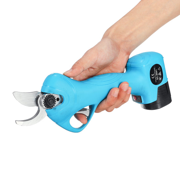 16.8V Cordless Electric Secateur Branch Cutter Pruner Pruning Shears W/ 2Pcs Li-ion Battery