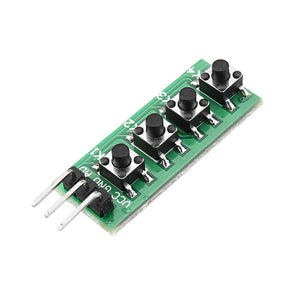 3pcs Keypad 4 Button Key Module Switch Keyboard for UNO MEGA2560 Breadboard