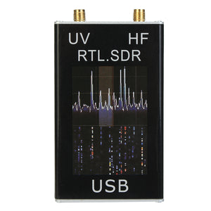 Excellway Ham Radio Receiver 100KHz-1.7GHz Full Band UV RTL-SDR USB Tuner Receiver