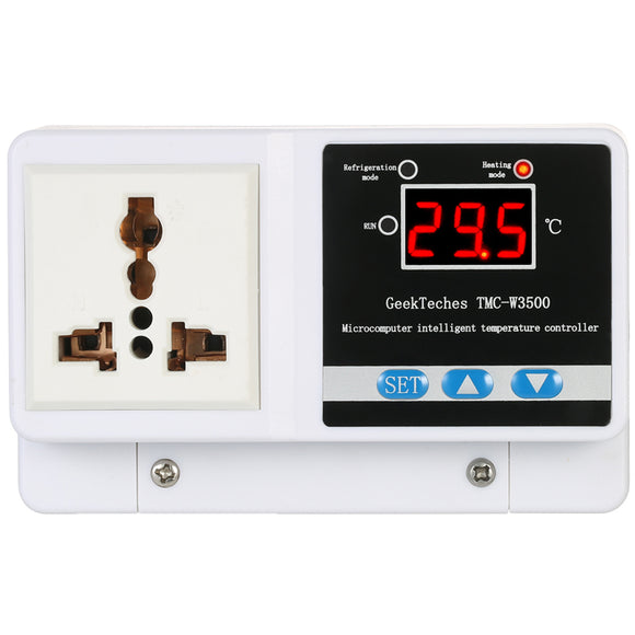 GeekTeches TMC-W3500 AC110-250V LCD Digital Temperature Controller Thermocouple Thermostat