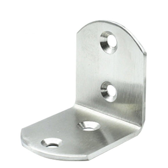 Stainless Steel Furniture Bracket Corner Braces General Purpose Holer with 4 Poles L Shpe Bracket