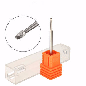 3mm Electric Carbide Nail Drill Bit Silver Nail Art Drill File Bits