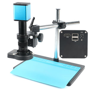 2019 FHD 1080P Industry Autofocus IMX290 Video Microscope Camera U Disk Recorder CS C Mount Camera For SMD PCB Soldering