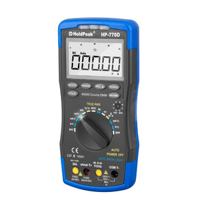 HoldPeak HP-770D 40000 Counts True RMS Digital Multimeter High precision  Auto Range Duty Cycle Ohm