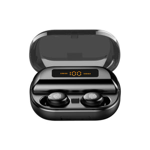 Mini Portable Wireless bluetooth 5.0 Earphone LED Display Stereo 4000mAh Power Bank Earbuds Bilateral Call Headphone