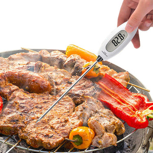 Digital Kitchen Food Thermometer With Long Probe Pen Shape Instant Read BBQ Cooking Meat Thermometer