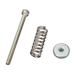 Leveling Components M3*40 Stainless Steel Screw with Spring & Leveling Knob For 3D Printer