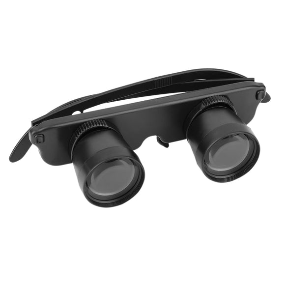 IPRee 3X28mm HD Head-Mounted Binocular Telescope Optic Glasses Goggles Magnifier