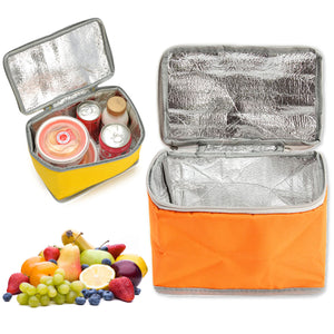 3.8L Oxford Cooler Insulated Picnic Bag for Outdoor Traveling Camping Hiking