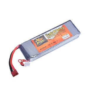 ZOP Power 11.1V 5000mAh 3S1P 30C Lipo Battery For RC Model T Plug