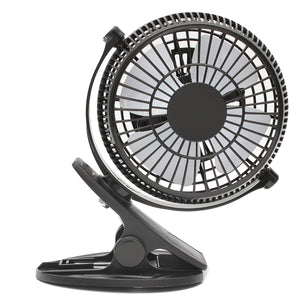 Mini Clip-on USB Powered Table Fan Strong Airflow Cooling Fan