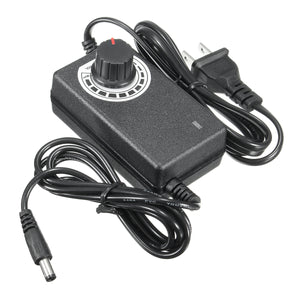 3-12V 2A 24W Power Supply Motor Speed Controller Adjustable AC/DC Adapter