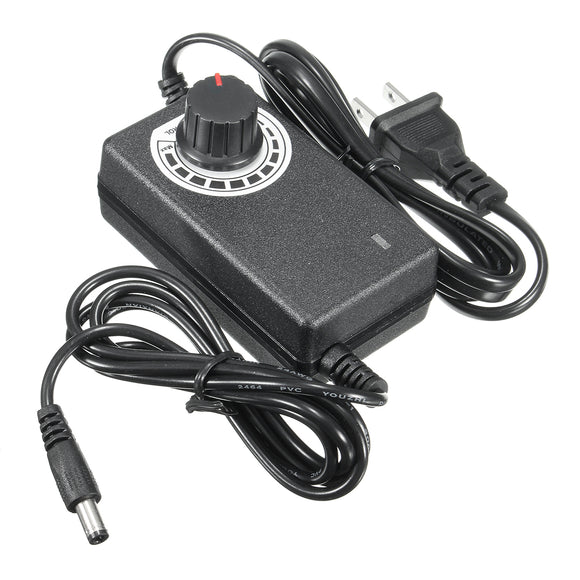 AC to DC Adapter Converter 3-12V 2A Adjustable Power Supply Motor