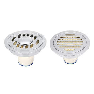 Brass Bathroom Shower Floor Drain Single/Dual Purpose Floor Drain Deodorant Shower Drain Strainer