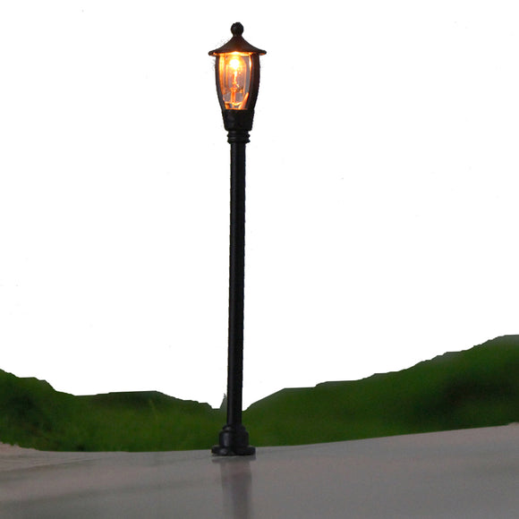 20Pcs/Set 1:100 Scale Single Head Garden Park Street Light Model Lamppost Lamp