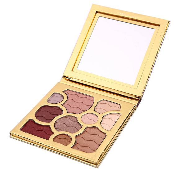 Daysee 10 Colors Eye Shadow Palette Earth Tone Colors Shimmer Eye Makeup Cosmetic Set Kit