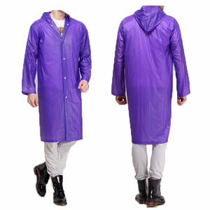 Thicken Rain Coat Outdooors Camping Poncho Men Women Durable Waterproof Rain Gear