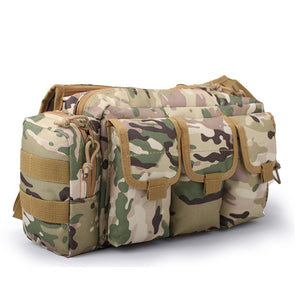 Outdoor Military Camouflage Crossbody Bag Large Capacity Tactical Waist Bag Climbing Travel Bag