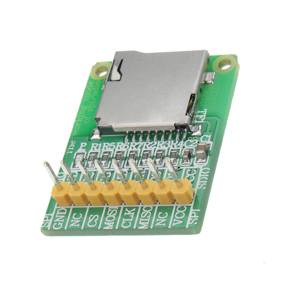 3.5V / 5V Micro SD Card Module TF Card Reader SDIO/SPI Interface Mini TF Card Module