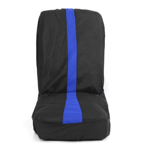 8Pcs Polyester Fabric Car Front and Back Seat Cover Cushion Protector Universal for Five Seats Car