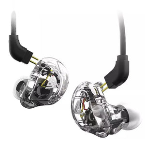 QKZ VK1 Wired Earphone HIFI Bass 11MM Dual Dynamic Earbuds 3.5MM In-Ear DJ Monito Running Sports Headset with HD Mic