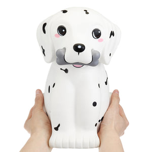 Giggle Bread Giant Squishy Dalmatian Spot Puppy Dog 30CM Lovely Animal Jumbo Gift Decor Collection