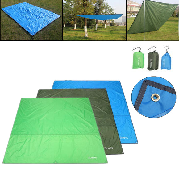 IPRee 420D Oxford Ultralight Sunshade Tent Tarp Rain Fly Awning Outdoor Camping Picnic Mat