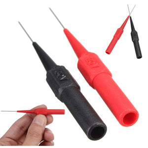 10pcs DANIU Insulation Piercing Needle Non-destructive Multimeter Test Probe Red/Black