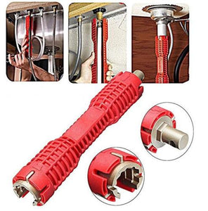 Multifunction AntiSlip Faucet Sink Installer Water Pipe Socket Wrench Spanner Bathroom Installation And Repair Tool