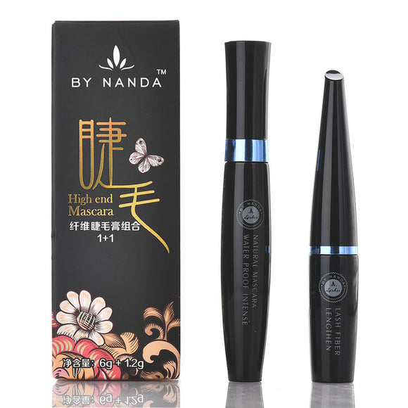 BY NANDA Mascara 3D Eyelashes Volume Express Lash Fiber Length Extension Long Curling