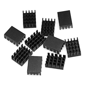 100Pcs 19x14x7mm Heat Sink Chip Special Radiator Aluminum Heat Conduction