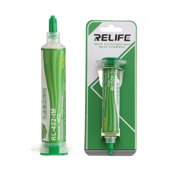 Relife Solder Soldering Paste 10cc Flux Grease RL-422-IM for Chips Computer Phone LED BGA SMD PGA PCB Repair Tool