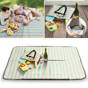 KCASA KC-PC520  2-in-1 Travel Camping Folding Picnic Handy Storage Bag Mat Portable Beach Mat