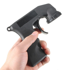 Spray Adaptor Aerosol Spray Gun Handle with Full Grip Trigger Locking Collar